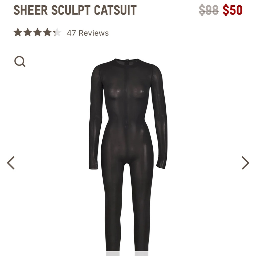 SHEER SCULPT CATSUIT